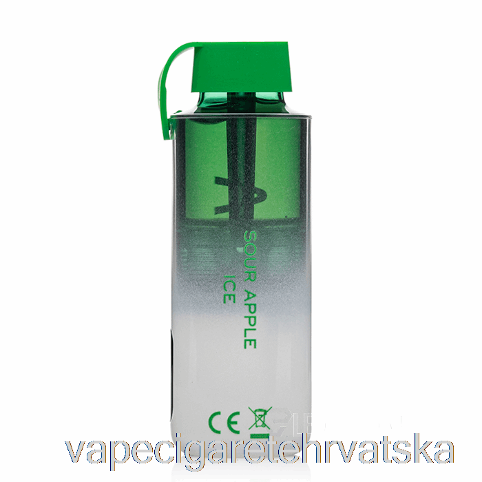 Vape Hrvatska Vozol Neon 10000 Disposable Kisela Jabuka Led